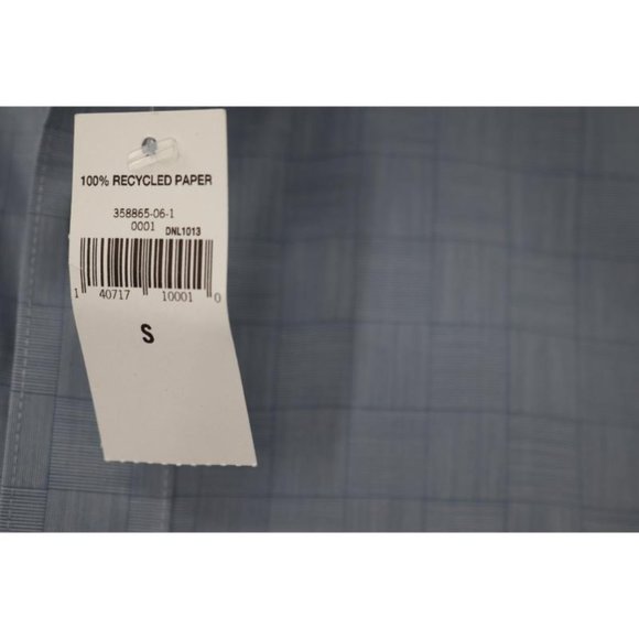 NWT Banana republic shirt Mens small non iron long sleeve button up plaid cotton - Picture 5 of 13
